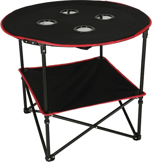 Aluminum Table for Camping Folding Black