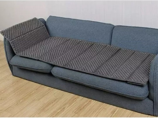 Saltea de Gimnastică Pilates Pliabilă Neagră (180x60x2cm)