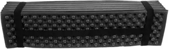 Saltea de Gimnastică Pilates Pliabilă Neagră (180x60x2cm)