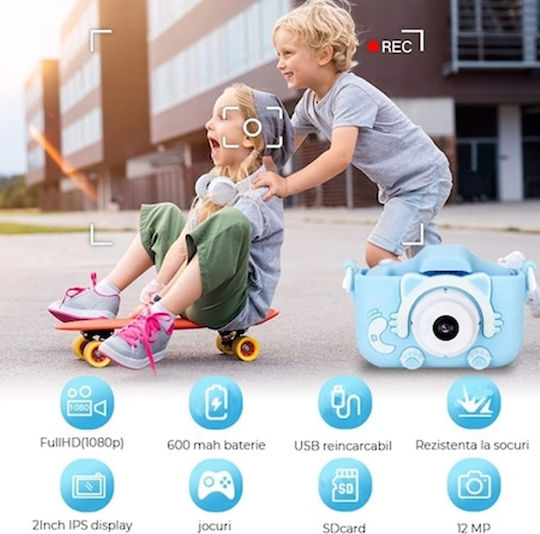 Kids Camera 12MP Blue
