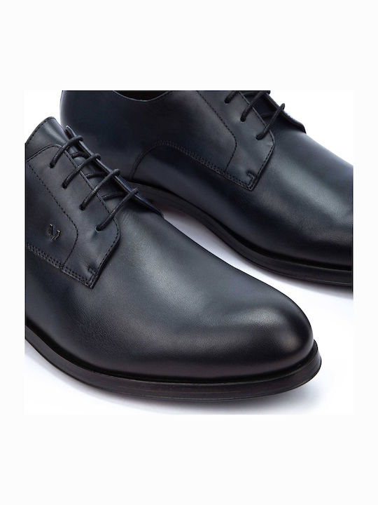 Leder Herrenschuhe Blau 1492-2630Z