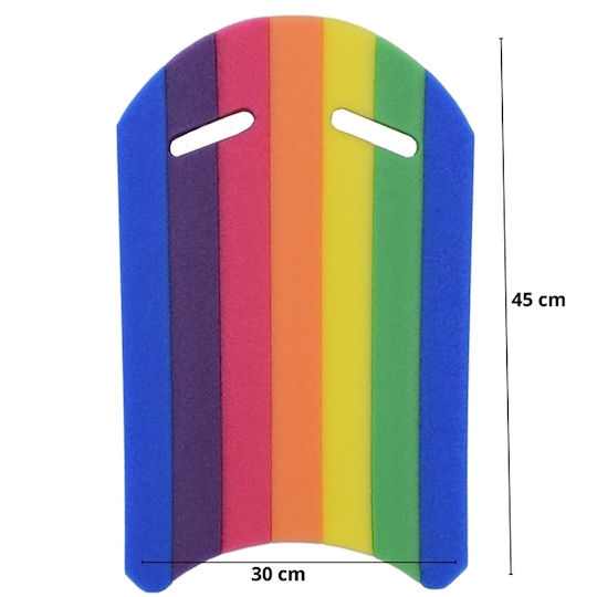 Placă De Înot Cu Mânere Pentru Copii Adulți 45x30 Cm Multicoloră