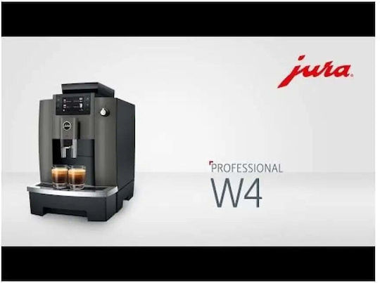 Jura W4 Автоматична Еспресо Кафемашина 1100W Налягане 15bar за Капучино с Мелачка и Wi-Fi Сребрист 15542