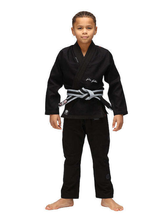 Tatami Fightwear Tatami Elements Cardigan Pentru Copii Jiu Jitsu Brazilian Negru