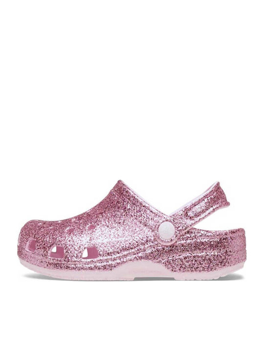 Glitter Παιδικά Ανατομικά Σαμπό Θαλάσσης Ροζ