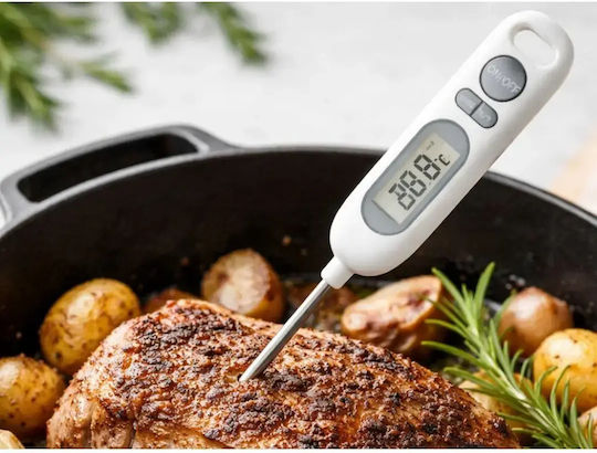 Verk Group Digital Lebensmittelthermometer Kochen mit Sonde +50°C / +50°C 09240V