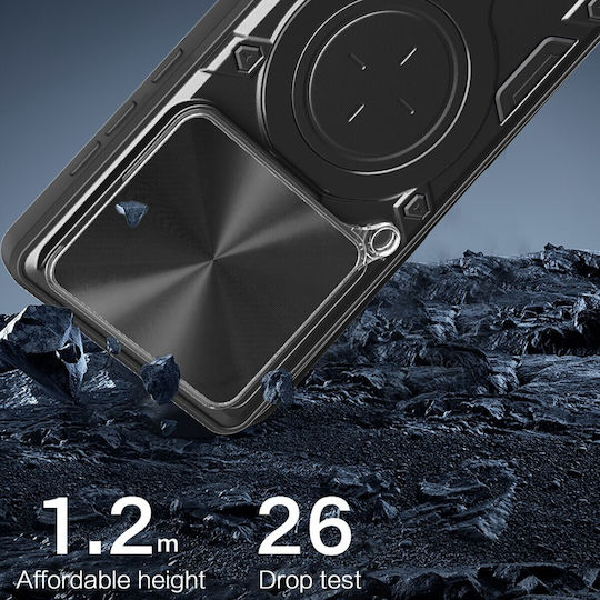 Forcell Xiaomi 14t Pro 5g Camshield Suport Magnetic Husă Rigidă Argintie