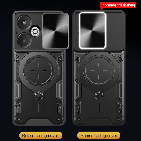 Forcell Xiaomi Redmi 13c 5g Camshield Halter Hülle Lila