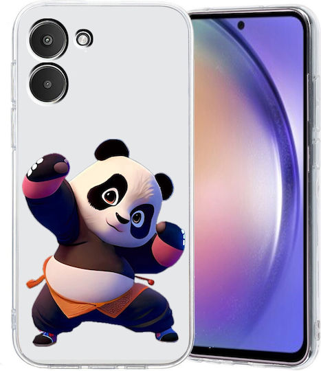 Forcell Xiaomi Poco C65 Xiaomi Redmi 13c 4g Цветен Рисунка Калъф Силиконов Прозрачен Модел