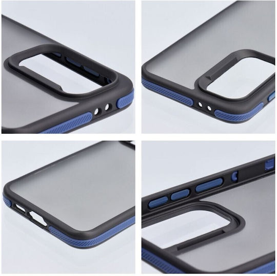 Forcell Motorola Edge 50 Калъф Рамка Силикон Черен Син