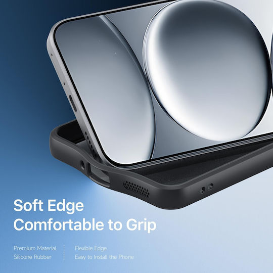 Xiaomi Redmi Note 15 Pro 5G Series TPU + PC Frosted Feel Черен Калъф Силикон