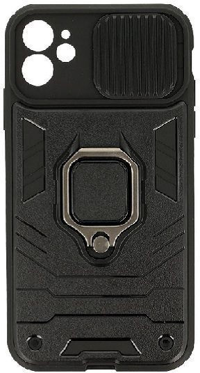 Θηκη Σιλικονης Ring Lens Samsung Galaxy S21 Plus Μαυρη