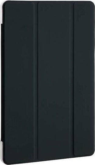 Samsung Galaxy Tab S7+ 12 4'' Tri-fold Flip Cover Black Semi-transparent Back Case