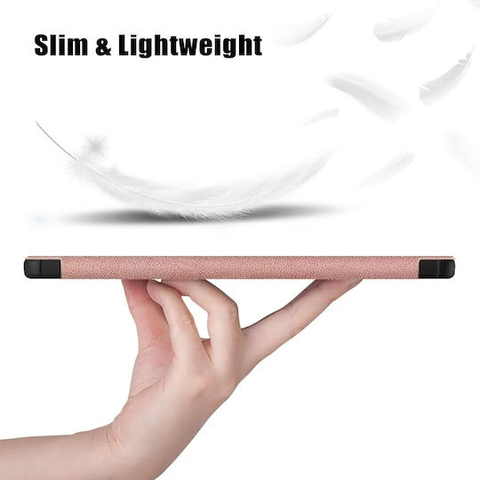 Husă Lenovo Tab M9 9" Roz Auriu 3-folding Smart Tablet Case Rose Gold