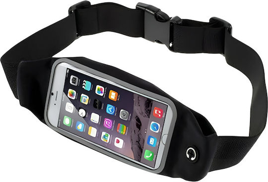 Universal Waterproof Waist Case Up To 5.5" Transparent Black