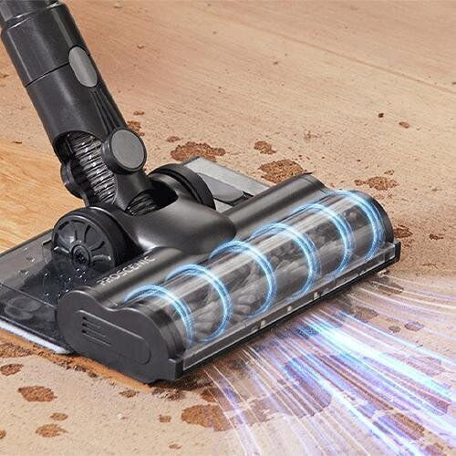 Proscenic Aspirator Vertical Reîncărcabil 2 în 1 Stick și de Mână 25.2V Gri