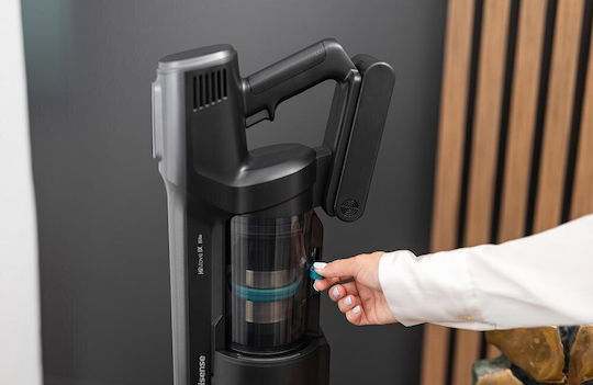 Hisense 2113584 Wiederaufladbarer Stielstaubsauger 2 in 1 Stick & Hand 25.2V Graues