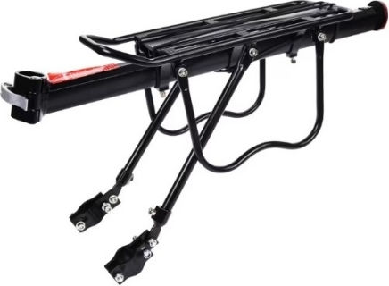 Bicycle Rear Rack 55 X 16 Cm Black