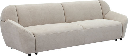 Echono Dreisitzer Sofa Beige 230x88x77cm