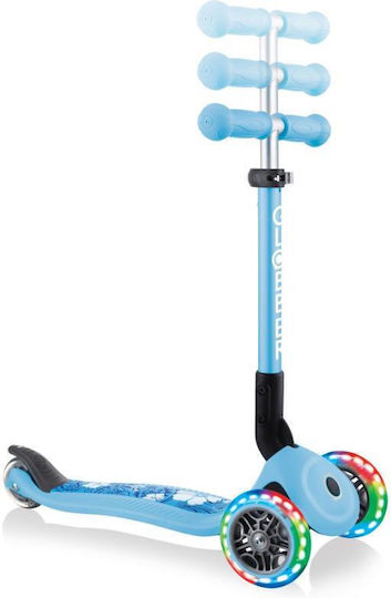 Globber Kids Scooter Foldable Junior 3-Wheel for 6+ Years Blue