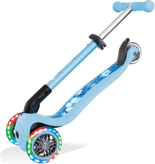Globber Kids Scooter Foldable Junior 3-Wheel for 6+ Years Blue