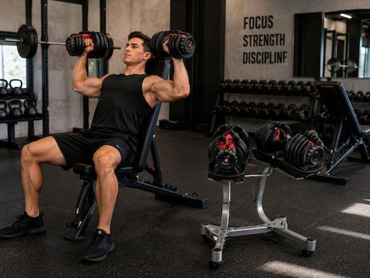 Profit Adjustable Dumbbell Set 2x12kg
