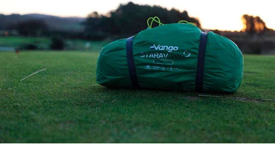 Vango Starav 200 Camping Tent Tunnel Green with Double Cloth 4 Seasons for 2 People 220x185cm