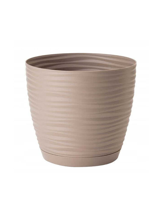 Form Plastic Pflanzgefäß Kunststoff Beige