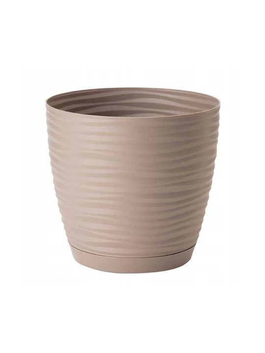 Form Plastic Pflanzgefäß Kunststoff Beige