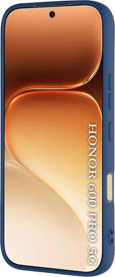 Velvet Silicone Case Honor 600 Pro Shockproof Sticker Set Softelegance Navy Blue