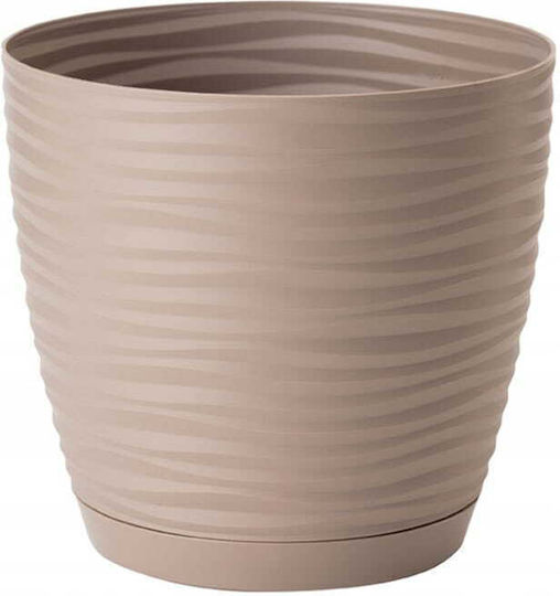 Form Plastic Саксия За Цветя Пластмасова Сиво-Бежова Form Plastic Саксия За Цветя Пластмасова Сиво-Бежова