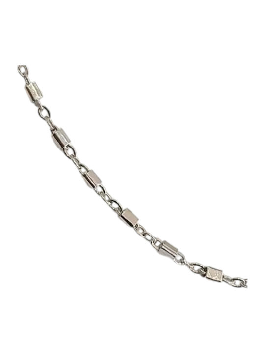 Kalliopi Silver Fußarmband aus Stahl 20cm HBM-5000 Kalliopi Silver Fußarmband aus Stahl 20cm HBM-5000