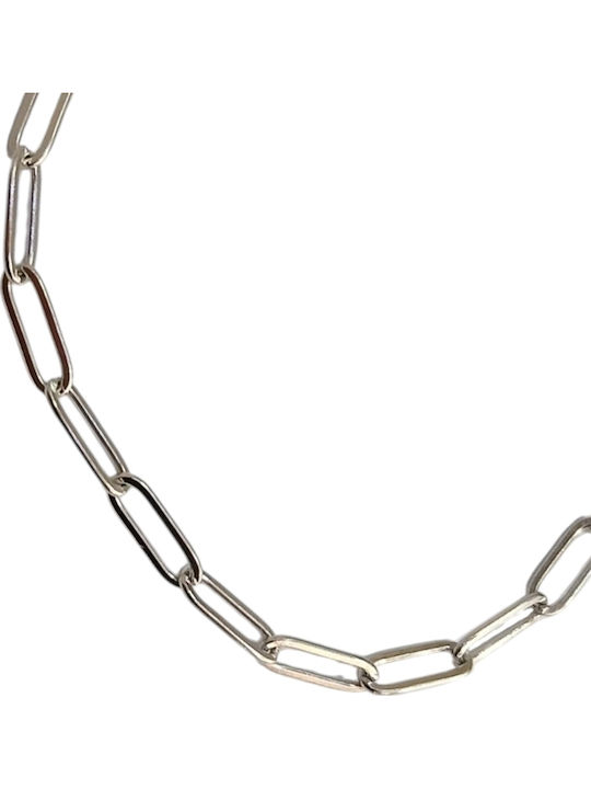 Kalliopi Silver Fußarmband aus Stahl Kalliopi Silver Fußarmband aus Stahl