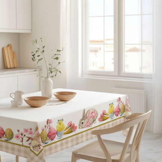 100% Baumwoll Tischtuch 140x320cm Tulpenhase Design