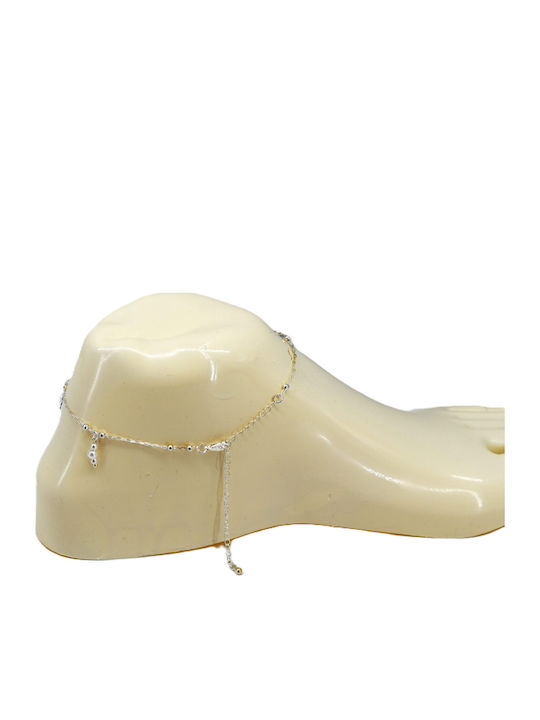 Elegant Βραχιόλι Ποδιού από Ασήμι Elegant Βραχιόλι Ποδιού από Ασήμι