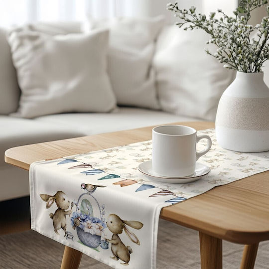 Decorative Table Runner 40x200 Cm 100% Cotton Pillowcase Playful Print