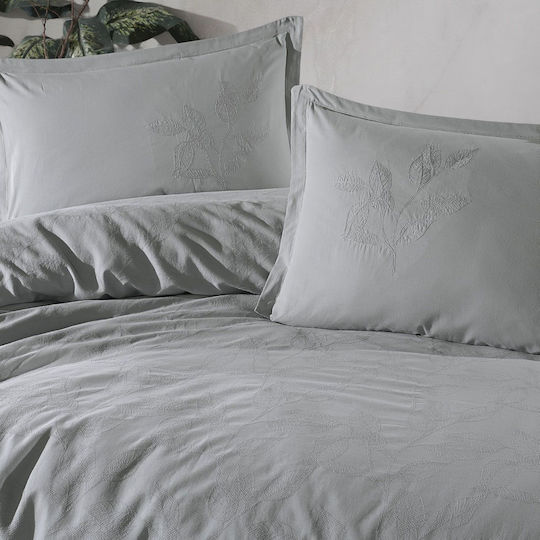 Clasy Home Σετ Διπλή 200x220cm Gray