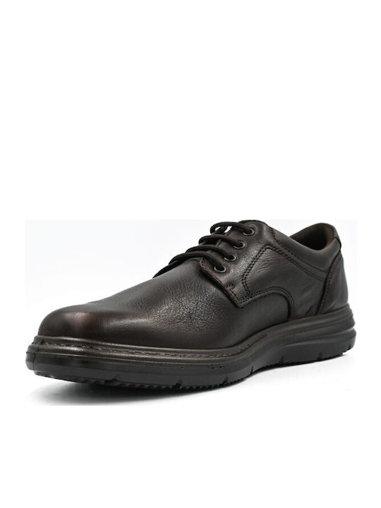 Leder Herren Freizeitschuhe Anatomisch Braun