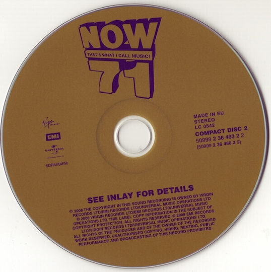 - Now That's What I Call Music! 71 CD Μουσικής