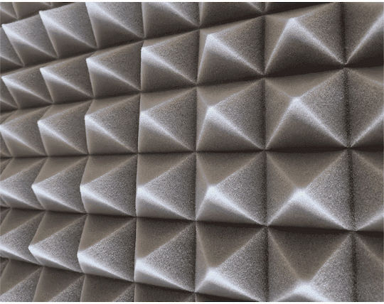 DNA Ion 20 AMR1 Audio Treatment Material 1 Piece in Pyramid Design 200cm x 100cm x 50mm in Gray Colour