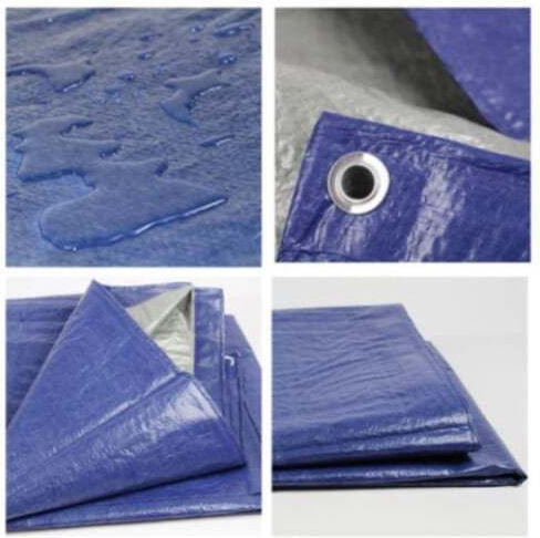 SGTT Pânză Impermeabilă De Acoperire 140gr/m² 4x2m Tip De Lumină Albastră