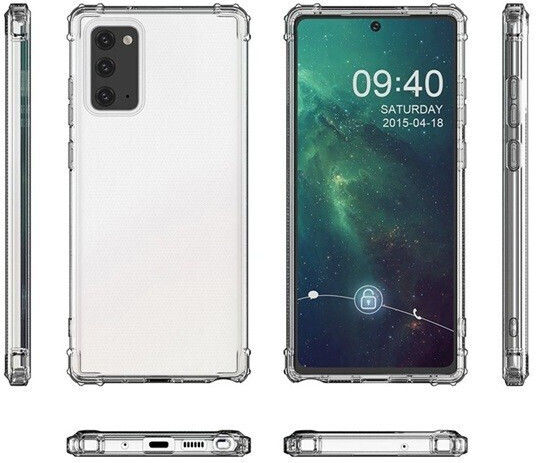 Husă Protectoare Flippy Compatibilă Samsung S20 TPU Rezistentă La Șocuri Protecție La Colț Rezistentă La Impact 1.5 Mm Transparentă