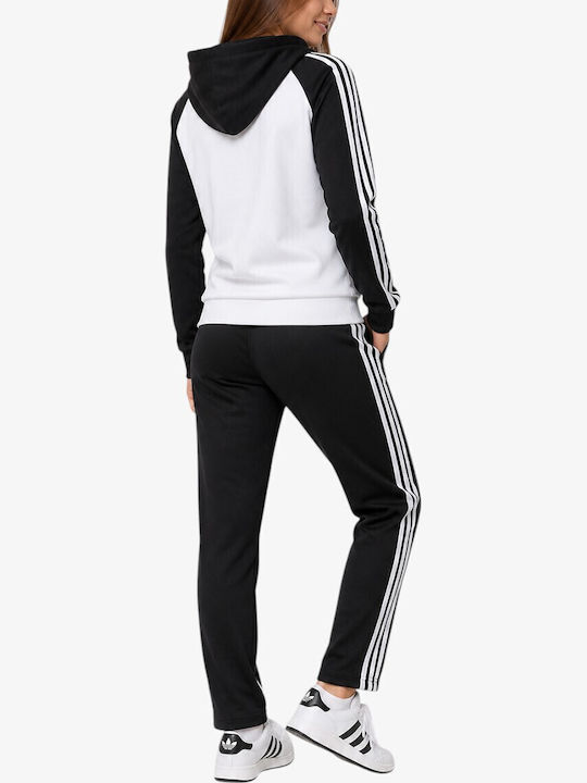 Damen Jogginghosen Set Schwarz/Weiß