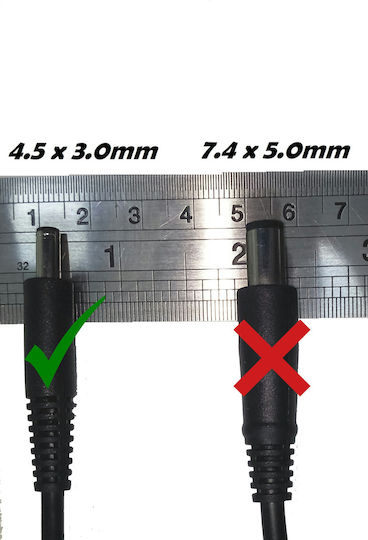 Laptop Charger 90W 19.5V 4.62A for Dell with Detachable Power Cord