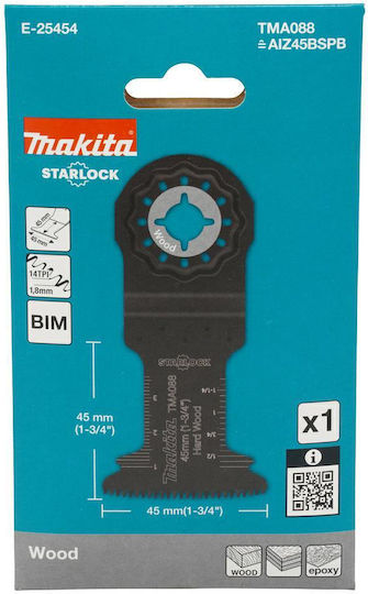 Makita Mt Bim 45mm X 45mm 14t C Tma088 Lamă Pentru Tăieri Adânci Pentru Fierăstrău Pendular