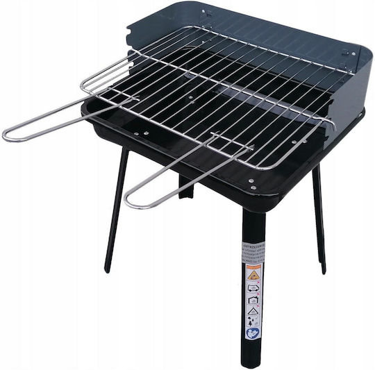 Barbecue Charcoal Master Grill & Party Mg936 Adjustable Grill Folding Black