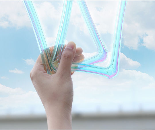 Holographic Waterproof Flippy Case Snowproof Universal Waterproof Lanyard Phone Documents Pink