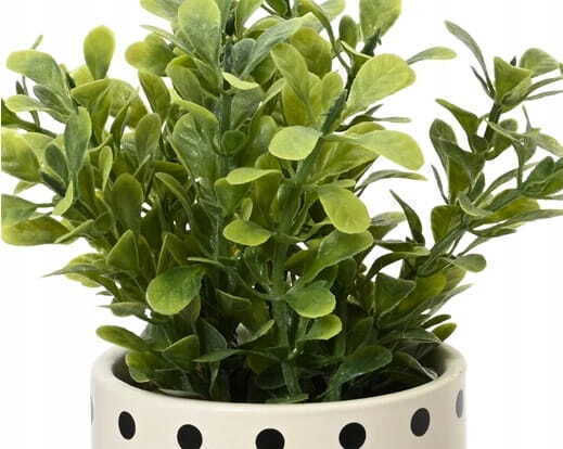 Green Plant In A Pot Artificial Decorative 16x8 Cm
