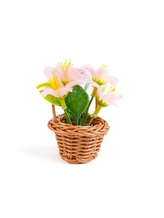 Coș Decorativ Cu Floare Artificială Magnetică 7 Cm Ornament Colorat Pentru Frigider Decor Acasă Birou