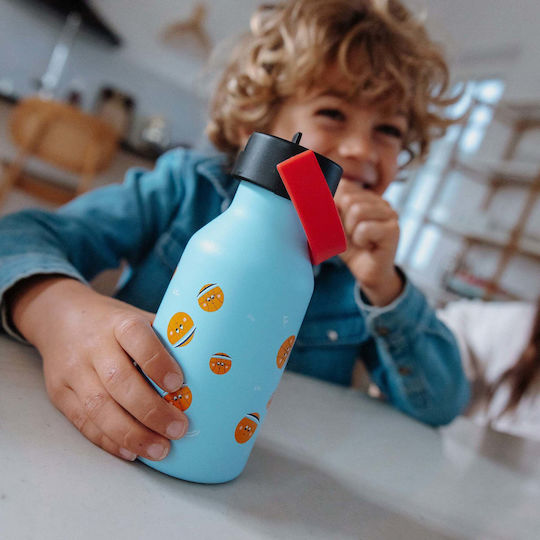 Hello Hossy Παιδικό Παγούρι Ανοξείδωτο με Καλαμάκι 350ml